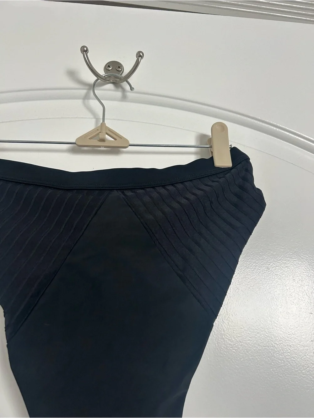 Lovers and Friends High-Cut Ribbed Black Bikini Bottom Size M vacation beach - Picture 8 of 10